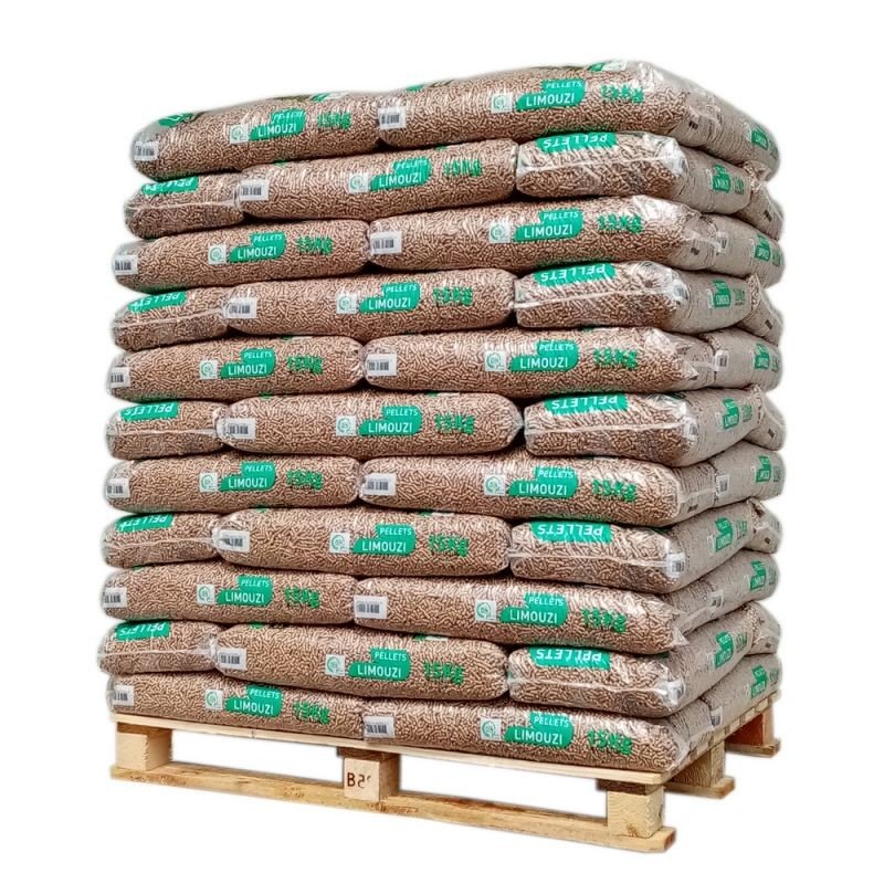 1 Pellet Limouzi Palette de 66 sacs de 15 kg 1 Bois Pellet - 2025