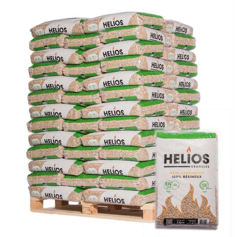 13 Palette de 65 sacs de 15 kg 1 Bois Pellet - 2025