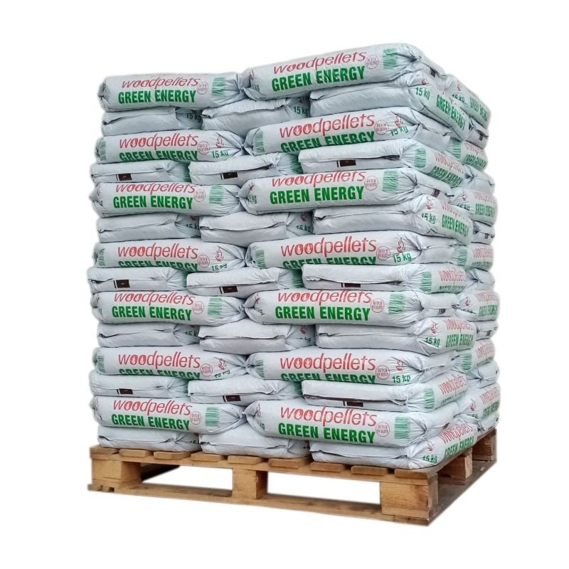 3 Pellet Green Energy Palette de 65 sacs de 15 kg 1 Bois Pellet - 2025