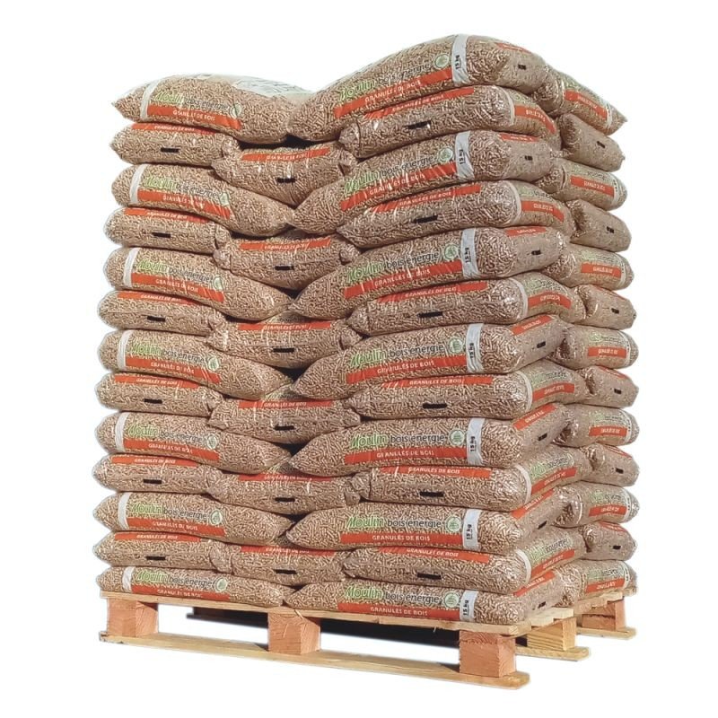 4 Pellet Moulin Bois Energie Palette de 65 sacs de 15 kg 1 Bois Pellet - 2025