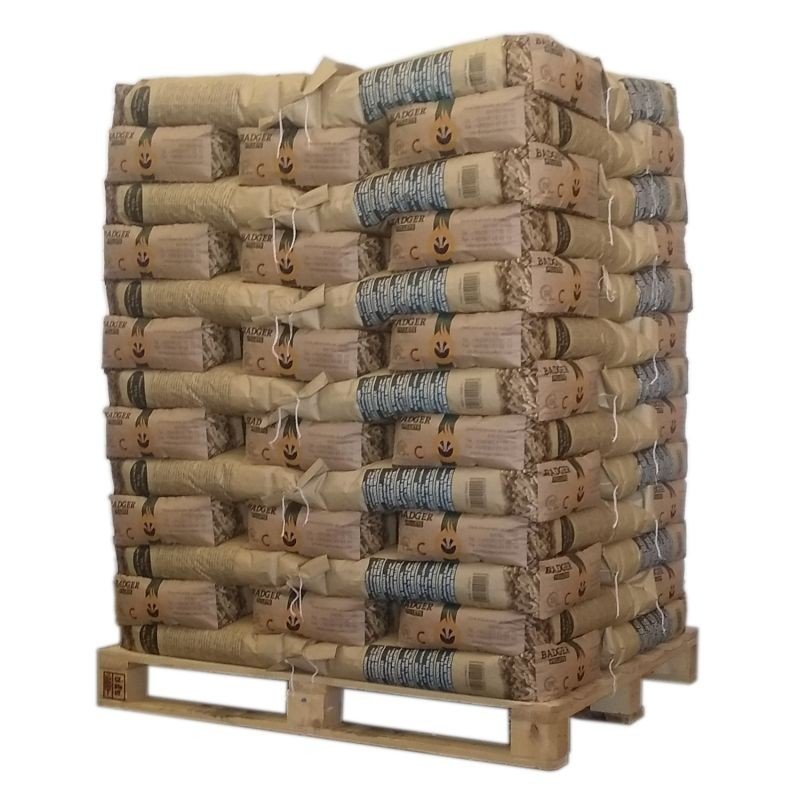 8 Pellet Badger Palette de 65 sacs de 15 kg 1 Bois Pellet - 2025